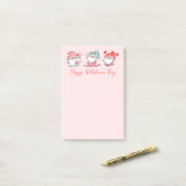 Happy Valentines Day Gnomes Post-it® Notes (Op bureau)