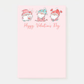 Happy Valentines Day Gnomes Post-it® Notes (Voorkant)