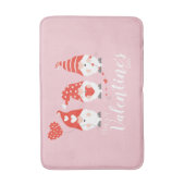 Happy Valentines Day Gnomes Red Pink Badmat (Voorkant Verticaal)