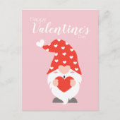 Happy Valentines Day Gnomes Red Pink Briefkaart (Voorkant)