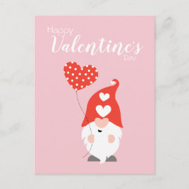 Happy Valentines Day Gnomes Red Pink Briefkaart