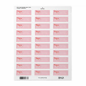 Happy Valentines Day Gnomes Red Pink Etiket (Full Sheet)