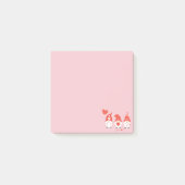 Happy Valentines Day Gnomes Red Pink Post-it® Notes (Voorkant)