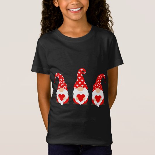 Happy Valentines Day Gnomes T-shirt (Voorkant)