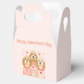 Happy Valentines Day Goldendoodle Dogs Bedankdoosjes (Geopend)
