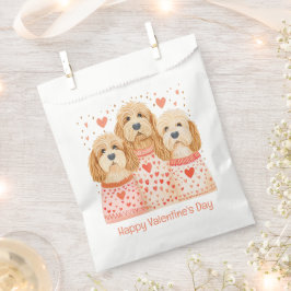 Happy Valentines Day Goldendoodle Dogs Bedankzakje
