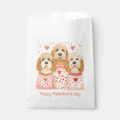 Happy Valentines Day Goldendoodle Dogs Bedankzakje (Voorkant)
