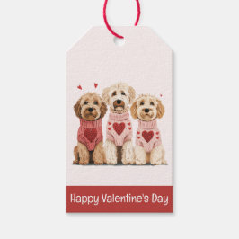 Happy Valentines Day Goldendoodle Dogs Cadeaulabel