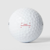 Happy Valentines Day Golfballen (Voorkant)