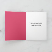 Happy Valentines Day Granddochter Cute Cat Feestdagen Kaart (Binnen)