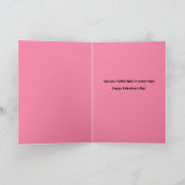 Happy Valentines Day Granddochter Funny Kitty Cat Feestdagen Kaart (Binnen)