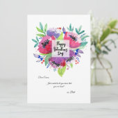 Happy Valentine's Day Greeting Card Feestdagenkaart (Staand voorkant)