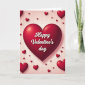 Happy Valentines Day Grid Card Kaart (Voorkant)