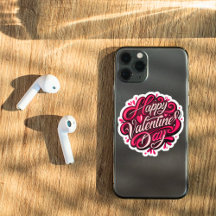 Happy Valentine's Day Handgeschreven Ontwerp