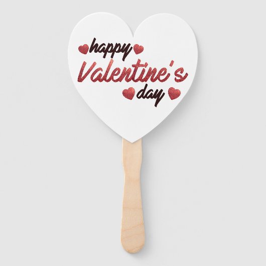 Happy Valentine's Day Handwaaier (Voorkant)