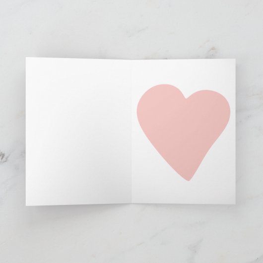 Happy Valentines Day hart Feestdagen Kaart (Binnen)