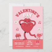 Happy Valentines Day hart Feestdagenkaart (Voorkant)