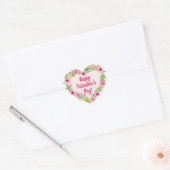 Happy Valentine's Day Hart Sticker (Envelop)