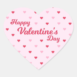 Happy Valentine's Day Hart Sticker