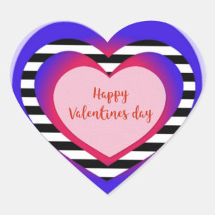 Happy Valentine's Day Hart Sticker