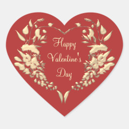 Happy Valentine's Day Hart Sticker