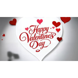 Happy Valentine's Day Hart Sticker