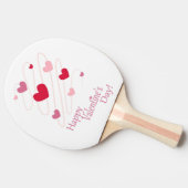 "HAPPY VALENTINE'S DAY" HARTEN TAFELTENNISBATJE (Zijkant)