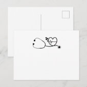 Happy Valentine's Day Heart Beats Nurse Gift Feestdagenkaart (Voorkant / Achterkant)