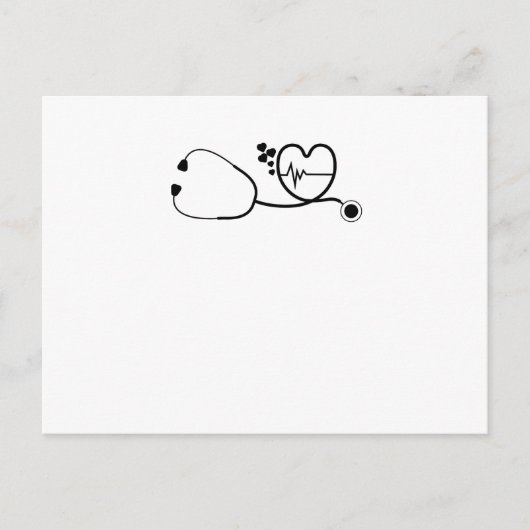 Happy Valentine's Day Heart Beats Nurse Gift Feestdagenkaart (Voorkant)