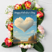 Happy Valentine's Day Heart Cloud Briefkaart