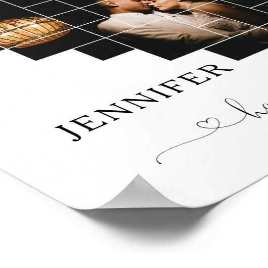 HAPPY VALENTINE'S DAY HEART COLLAGE POSTER (Hoek)