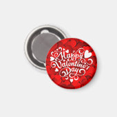 Happy Valentine's Day Heart Shape-23803 Magneet (Voorkant / Achterkant)