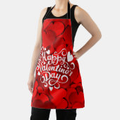 Happy Valentine's Day Heart Shape-23803 Schort (Insitu)