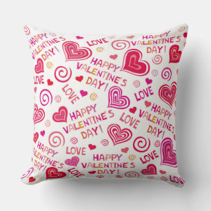 Happy Valentines Day Heart Sierkussen