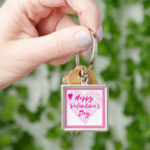 "HAPPY VALENTINE'S DAY" HEART SLEUTELHANGER (Hand)