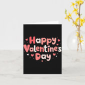 Happy Valentines Day Heart Teacher Funny Matching  Kaart (Gele Bloem)