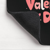 Happy Valentines Day Heart Teacher Funny Matching  Muismat (Hoek)