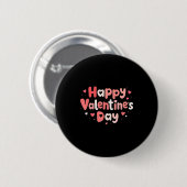 Happy Valentines Day Heart Teacher Funny Matching  Ronde Button 5,7 Cm (Voorkant /achterkant)
