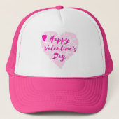 "HAPPY VALENTINE'S DAY" HEART TRUCKER PET (Voorkant)