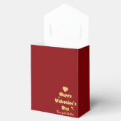 Happy Valentine's Day Hearts Cute Favor Box Bedankdoosjes (Geopend)
