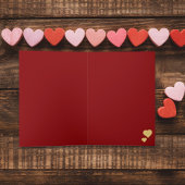 Happy Valentine's Day Hearts Cute Feestdagen Kaart