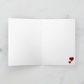 Happy Valentine's Day Hearts Cute Feestdagen Kaart (Binnen)