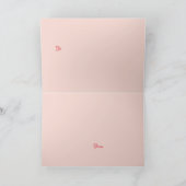 Happy Valentine's Day Hearts Minimalistische Kaart (Binnen)