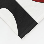 Happy Valentines Day Hearts Pattern Fleece Deken (Hoek)