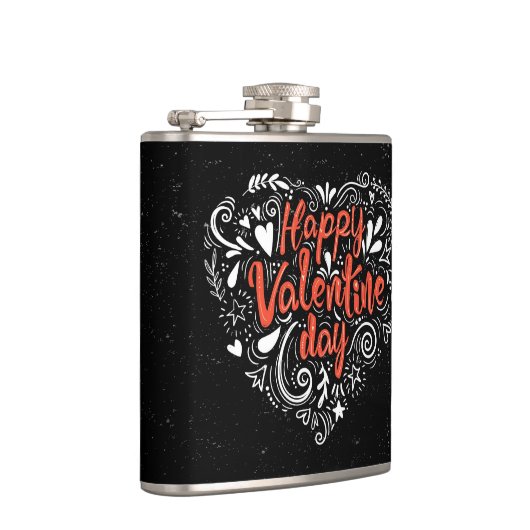 Happy Valentine's Day Heupfles (Rechts)