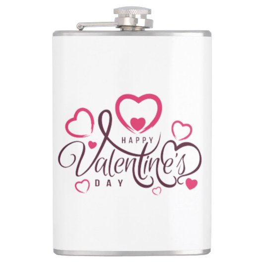 Happy Valentine's Day! Heupfles (Voorkant)