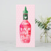 Happy Valentine's Day Hot Suff | Fles met warme sa (Staand voorkant)
