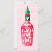 Happy Valentine's Day Hot Suff | Fles met warme sa (Voorkant)