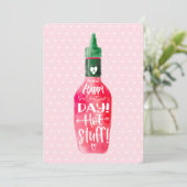 Happy Valentine's Day Hot Suff | Fles met warme sa (Staand voorkant)