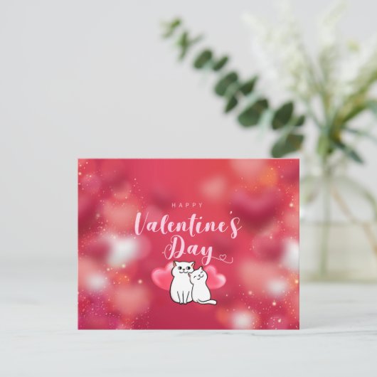 Happy Valentine's Day Kaart (Staand voorkant)